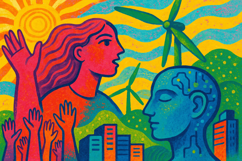 Public Demands Green Energy for Data Centers: The Role of AI in Sustainable Solutions