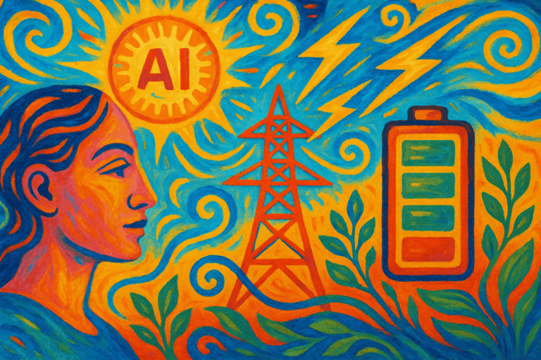 AI's Energy Footprint: Policy and Storage Solutions for Sustainable Growth